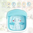 thumbnail image 4 of Gymax Foldable Foot Spa Bath Motorized Massager w/ Bubble Heat Red Light Stress Relief, 4 of 10