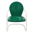 thumbnail image 1 of Leigh Country TX 93508 Leigh Country Chaise Rétro Vert Foncé en Métal, 1 of 1