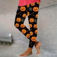 thumbnail image 5 of Feancey Women's Halloween Workout Leggings Holiday Novelty Printed Yoga Pants High Waisted Casual Tummy Control Leggings Buttery Soft Skinny Pants Multicolor XXL, 5 of 7