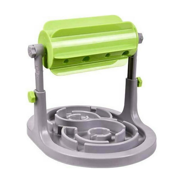 Greeniant Comedero lento para mascotas, juguetes reutilizables para alimentación de animales, cuenco de entrenamiento, dispensador de rodillos Suministros para perros