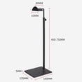 thumbnail image 3 of Qualitchoice Handbag Display Stand Adjustable Height Metal for Windows Height Retail Bag Holder Tabletop Retail Rectangular Black, 3 of 9