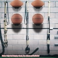 thumbnail image 3 of 2 Pcs Support d'Affichage de Rugby en Acrylique Mural Supports de Basketball Transparents Support Horizontal pour Soccer Volleyball Rugby Basketball, 3 of 8