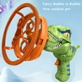 thumbnail image 7 of RRJ Dinosaur Bubble Machine, Semi-Automatic Big Bubble Blower with 250ml Solution, Low NoiseKidsBubble for Outdoor Birthday Party Summer Fun, 7 of 7