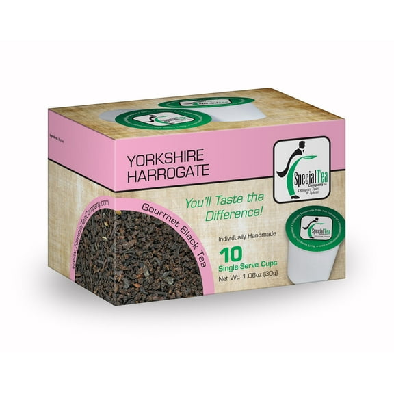 Special Tea Yorkshire Harrogate Loose Leaf Black Tea, 10 ct Single Serve Cups