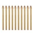 thumbnail image 4 of 10Pcs 6Mm Titanium Ceramic Tile Glass Drill Bit Tungsten Carbide Spear Head, 4 of 8