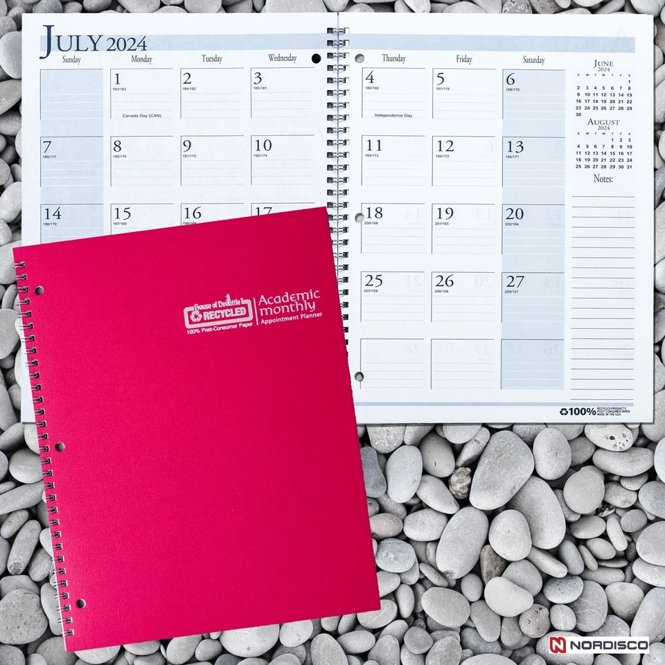 House Of Doolittle 263-05 Hod26305 2024-2025 July 2024 Monthly Academic Planner