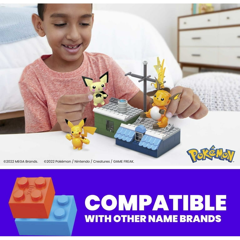 MEGA Pokémon Building Toy Kit Jumbo Pikachu (806 Pieces) 12 Inch Action  Figure For Kids