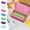 Brown, variant on OCCOA Transparent Plastic Pencil Box Large-capacity Storage Case, Multi-functional Stationery Box for Sketching Art, Durable Clear Organizer, Light Blue