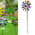 thumbnail image 3 of Decorative Lawn Ornament Wind Mill Wind Decoration Colorful, 3 of 7