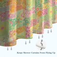 thumbnail image 6 of Pioneer Flower Floral Print Pattern Shower Curtain 72"x84", Bathroom Decorative Shower Curtain Set with 12 Hooks, Waterproof Washable, 6 of 6