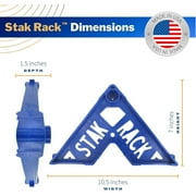 Stak Rack Door Painting Drying Rack for Interior or Exterior Doors, Paint Trim & Kitchen Cabinet Doors, Stacking Stand System (12 Pack)