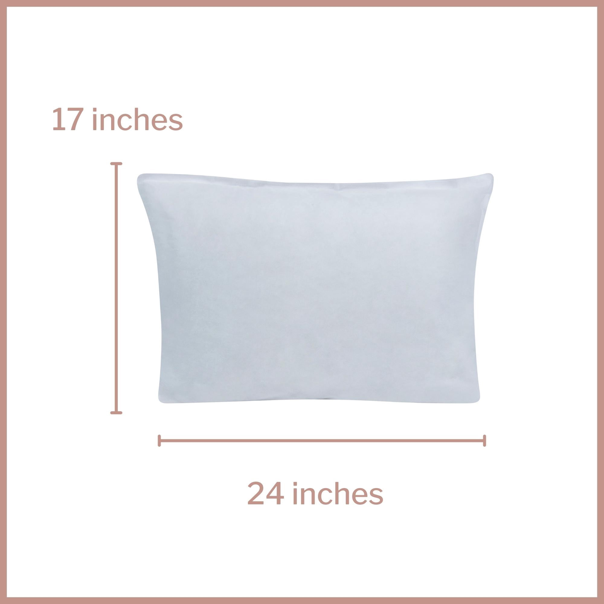 McKesson Disposable Pillow - Standard Size Fiberfill Medium Loft Medical Pillows, 24 Ct