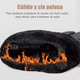 thumbnail image 2 of Guantes De Cuero Invierno Pantalla Táctil Para Moto/bici negro, 2 of 5