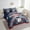 Darkblue Red, variant on Erosebridal Twin Bed in a Bag Baseball Comforter Set with Sheets 7-Pieces All Season Sports Bedding Sets with Comforter, Pillow Sham, Flat Sheet, Fitted Sheet and Pillowcase,Milwaukee