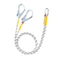 thumbnail image 2 of Cordón de arnés con gancho para hombres y mujeres, cinturón de arnés de escalada profesional resistente, cuerda de cordón para espeleología Ganchos dobles de 2 metros, 2 of 8