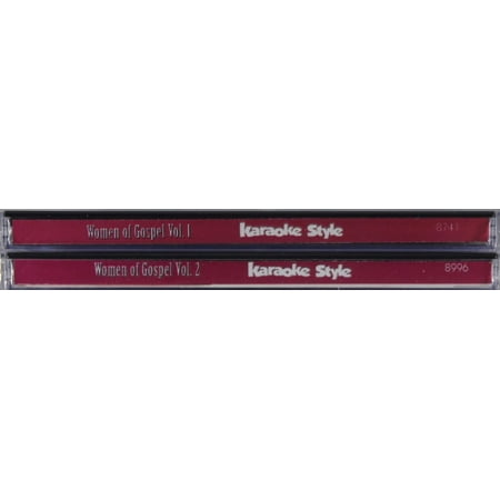 Women of Gospel Karaoke Volumes 1 & 2 CD Set