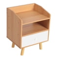 thumbnail image 1 of Mesita de noche mesita de noche de madera mesa resistente moderna para dormitorio ANGGREK Otros, 1 of 8