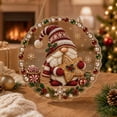 thumbnail image 3 of Clearance! Christmas Pearl Diamond Art Hanging Ornament Kit, 8" Pearl Art Kits for Adults Pearl Painting Kits, Gnome, 3 of 8