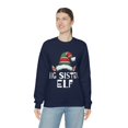 thumbnail image 4 of Big Sister Elf Unisex Sweatshirt, S-2XL Christmas Holidays Xmas Elves, 4 of 7