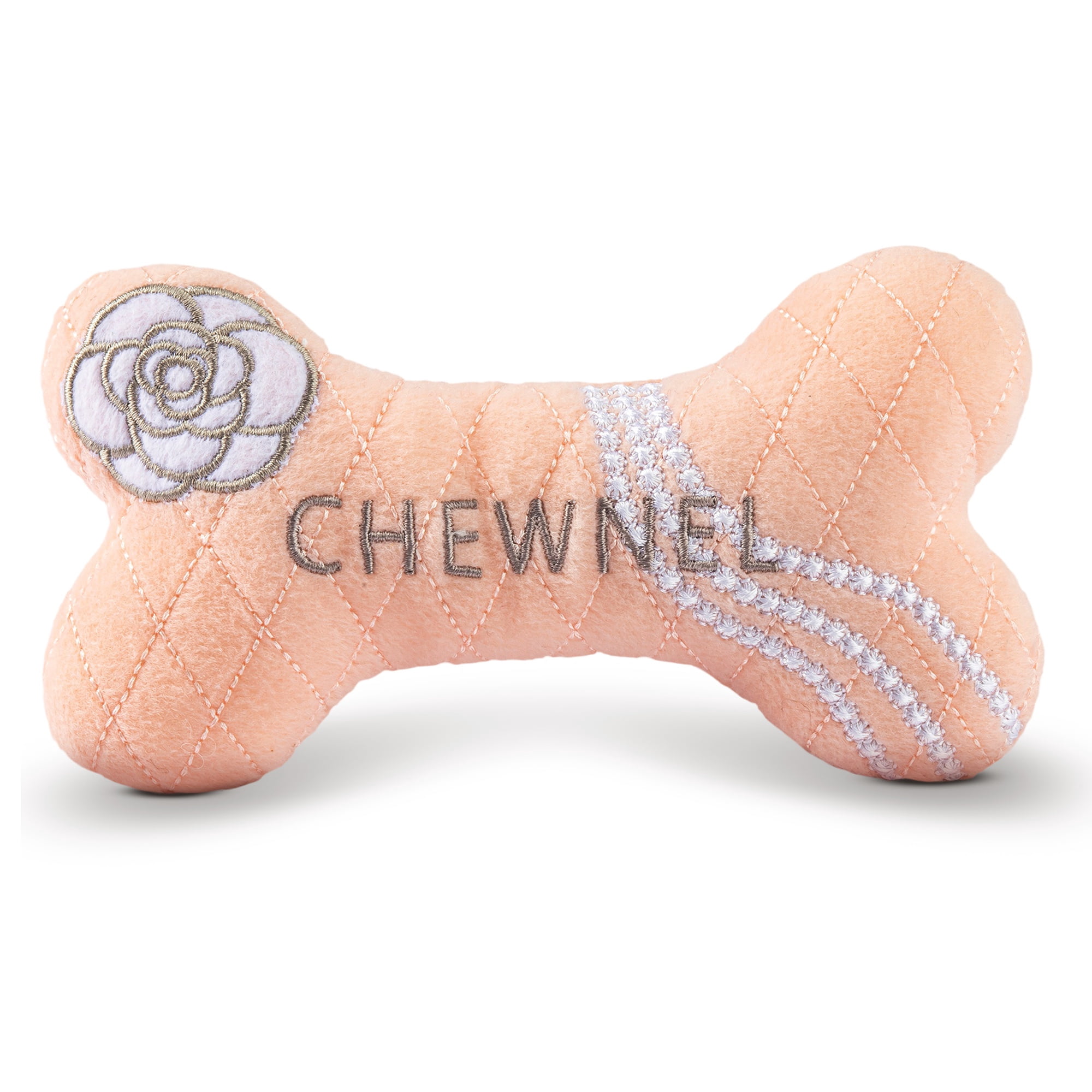 Dog Diggin Designs Runway Pup Collection | Unique Squeaky Parody Plush Dog Toys – Prêt-à-Porter Dog Bones, Balls & More
