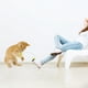 thumbnail image 3 of Gato teaser juguete pluma gatito gatito juguete interactivo barra de palo con collar, 3 of 6