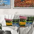 thumbnail image 2 of Designart Four Seasons Trees Collage - Landscape Printed Throw Pillow - 16x16, 2 of 5