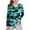 Mint Green a1, variant on Girls Camo Long Sleeve T Shirts Kids Printed Novelty Graphic Tee Shirts V Neck Cute Tops Loose Casual Fashion Tunic Blouses