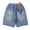 style-01 Blue, variant on JUMEYU Boys Uniform Shorts Baby Boys Shorts Toddler Pull On Jogger Short Girls Cotton Pants with Pocket 3t 4t (Blue,3-4 Years)