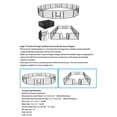 thumbnail image 2 of Portable Indoor Outdoor Folding 16-panel Heavy Duty Metal Pet Dog/Cat Playpen, 2 of 8