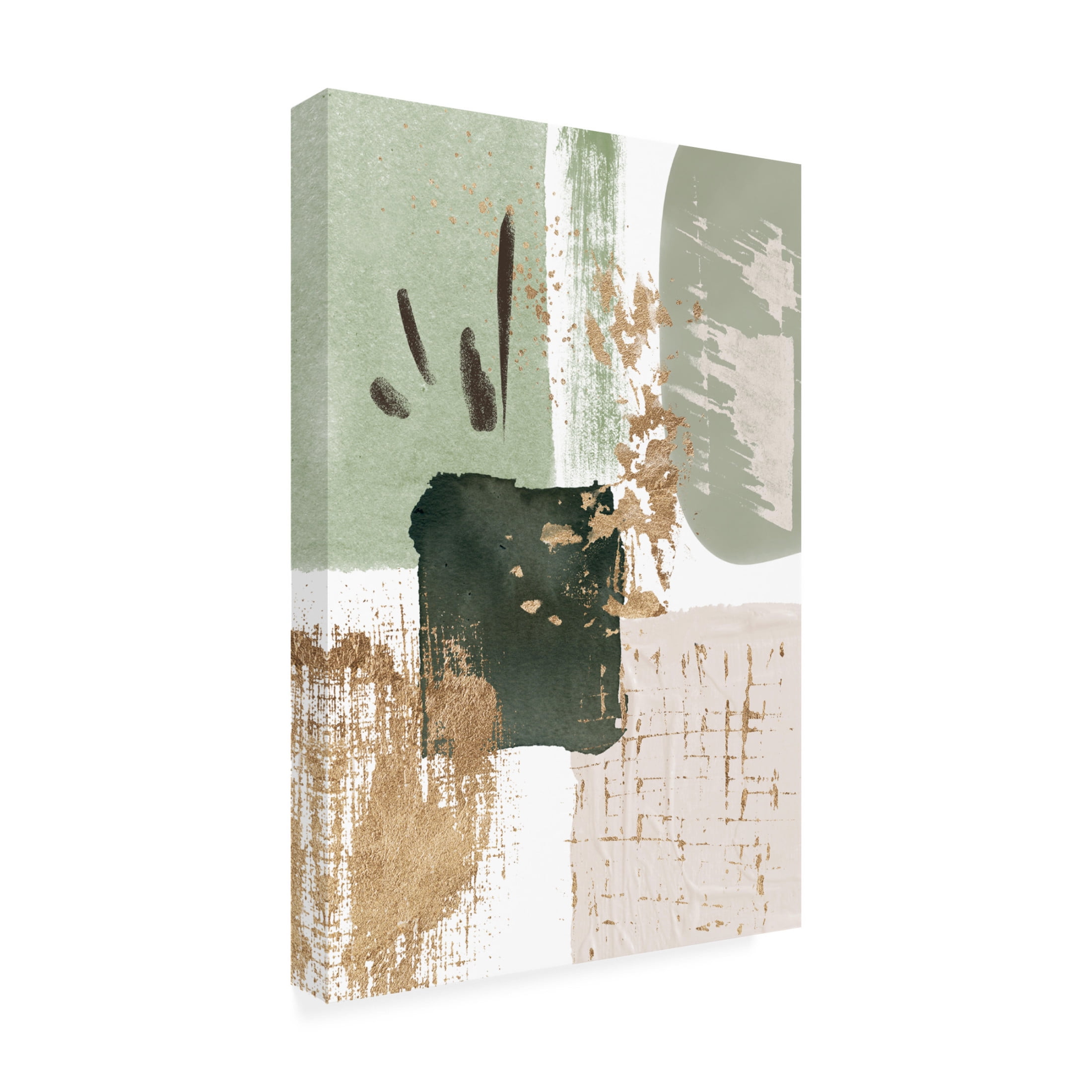 Trademark Fine Art Sally Ann Moss Green of Curiosity 2 Canvas Wall Art