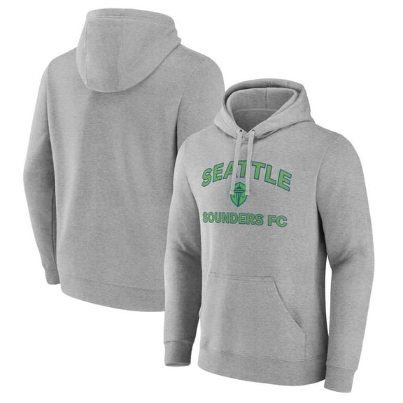 Men's Gray Seattle Sounders FC Heart and Soul Pullover Hoodie