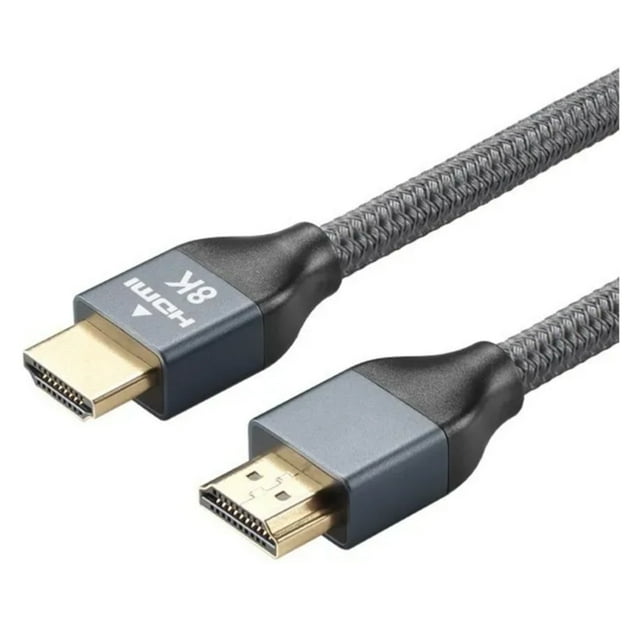 Cable HDMI 2.1 8K 60 Hz 4K 120 Hz 48 Gbps, 2 m, nailon trenzado