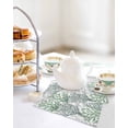 thumbnail image 4 of Sage Green Gray Coral Coastal Kitchen Dish Towels for Drying Dishes Set of 2, Summer Beach Seaside Nautical Waffle Weave Microfiber Hand Tea Bathroom Towels Quick Dry & Absorbent Towel 12x12, 4 of 7
