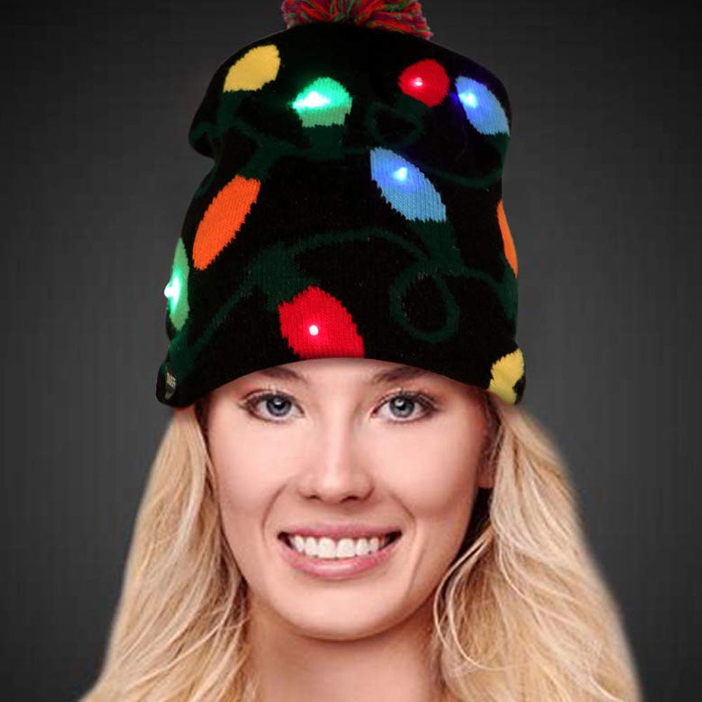 funny light up christmas hats