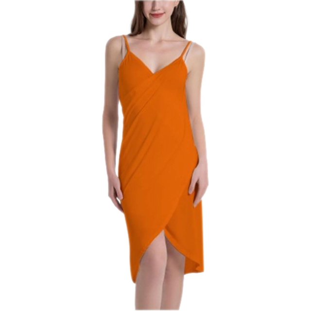 Robe de Plage Dos Nu à Bretelles Spaghetti pour Femmes, Maillot de Bain, Robe de Plage