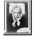 thumbnail image 2 of Historic Framed Print, [Paul Valéry, half-length portrait, facing front, holding head in hands], 17-7/8" x 21-7/8", 2 of 9