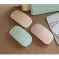 thumbnail image 3 of CAROOTU 5.1 Bluetooth 1800 DPI Bluetooth Wireless Mute Slim Mouse For Ipad Mac Android Tablet Laptop Smart Phones, 3 of 5