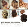 thumbnail image 4 of Outil de Rouleau pour Femmes Anneau de Cheveux Portable Coiffure Chignon Réutilisable Créateur de Rouleaux pour Femmes Intérieur Extérieur Fêtes Yoga Jogging Accessoires Café, 4 of 7
