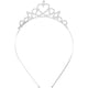 thumbnail image 1 of TINKSKY - Tiara con forma de corazón para niña de las flores, para bodas, fiestas, bodas, niñas (plata), 1 of 8