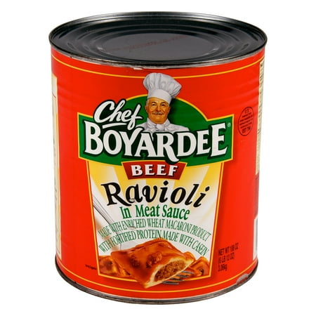 Chef Boyardee In Tomato Meat Sauce Beef Ravioli 108 Oz Chef Boyardee In Tomato Meat Sauce Beef Ravioli