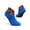 Blue, variant on 1 Pair Indoor Non-slip Thermal Slipper Socks Women Men Leopard Floor Socks Fuzzy Slipper Socks (Purple)