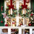 thumbnail image 2 of Mini Wreaths for Cabinets, Small Wreaths for Kitchen Cabinets, 10.6" Farmhouse Front Door Wreath, Green Wreath, Decorative Wreaths for Indoors, Perfect for Farmhouse Window Spring Decor, 2 of 4