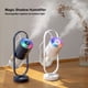 thumbnail image 3 of Rotación del humidificador LED Proyección romántica Difusor de aire de la niebla de la niebla fina Atomizador de oficina 200 ml Neabulizador de plástico de la mesa de la mesa Inevent HA059453-07B, 3 of 7