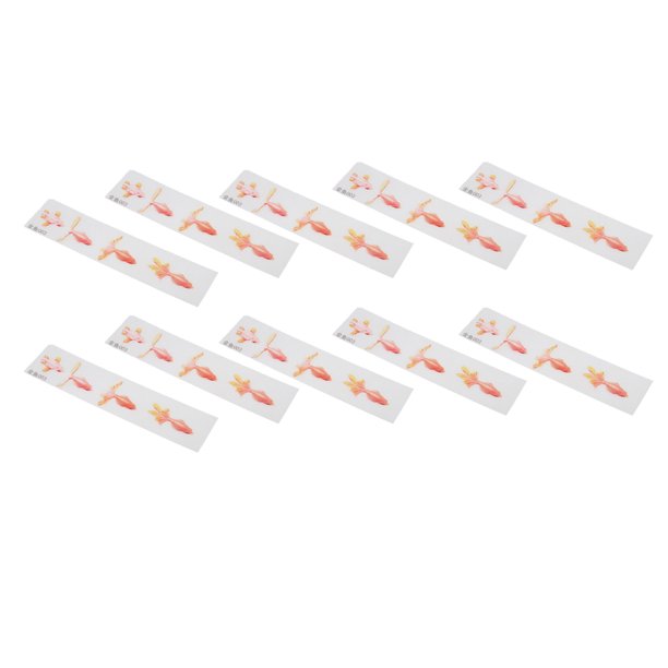 Las etiquetas autoadhesivas de plástico de 10 piezas de peces dorados autoadhesivas despegan las artesanías de resina 3D D SM SunniMix Scrapbook Cartas