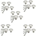 thumbnail image 4 of Troglfold Round Knobs Handle 25 Stainless Steel Cabinet Knobs with Screws - Kitchen & Bathroom Drawer Handles,0.94"X0.94"X0.87", 4 of 10
