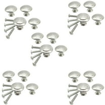 Zehuanyu 25 Pcs Stainless Steel Drawer Knobs Kitchen Cabinet Handles Door Hinges Gate Silver