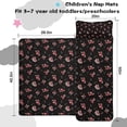 thumbnail image 5 of Black Christmas Car and Santa Pattern Toddler Nap Mats for Kids Preschool,50"x20" Sleeping Mat Bag or Kids,Toddler Sleeping Bag,Toddler Nap Mat or Daycare, 5 of 6