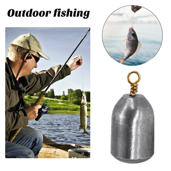 LJNYFDC Metal Fishing Sinkers Fishing Lead Sinkers 20Pcs High Strength Smooth Surface Not Easily Deformed Quick Sinking Iron Fishing Weights