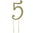 thumbnail image 5 of Efavormart 2.5" Gold Shinny Rhinestone Numbers Cake Toppers For Wedding Birthday Party Special Event Personalized Decorations - 5, 5 of 5
