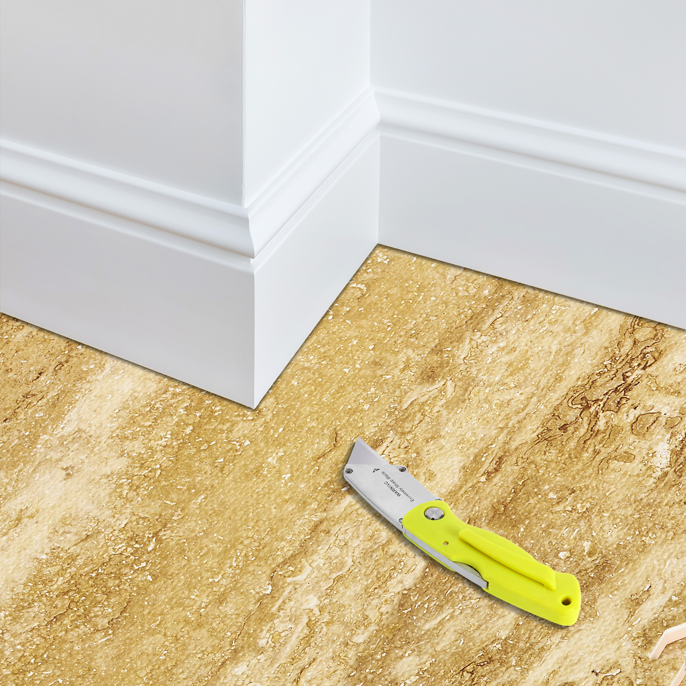 Sorbus Waterproof Wood Grain Foam Floor Tiles, 16 Tiles, 64 Sq Ft, Interlocking, Marble